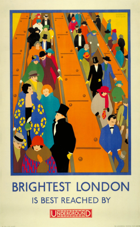 Brightest London Escalator Limited Edition Print A2