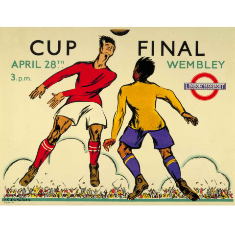 Cup Final, by Anna Katrina Zinkeisen, 1934