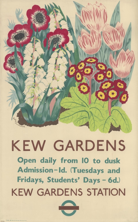 Kew Gardens, by Betty Swanwick, 1937
