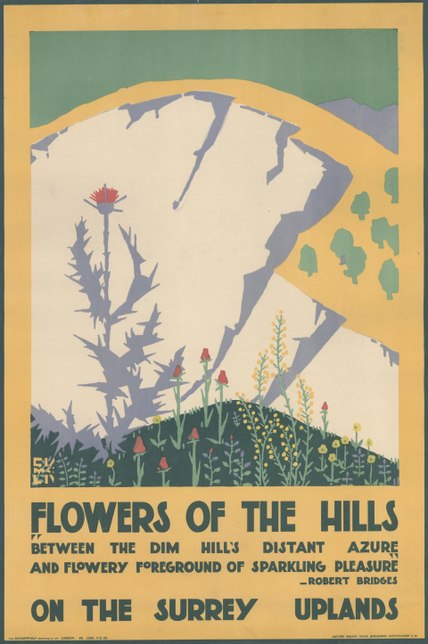 Flowers of the hills, by Edward McKnight Kauffer, 1920