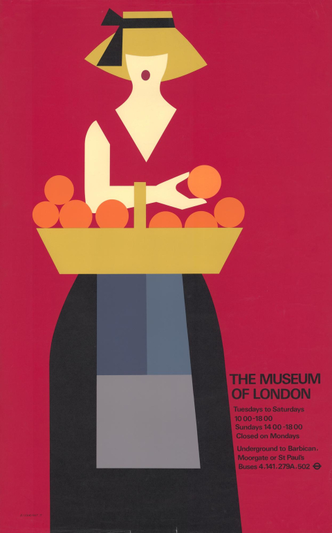 Museum of London, by Tom Eckersley, 1977