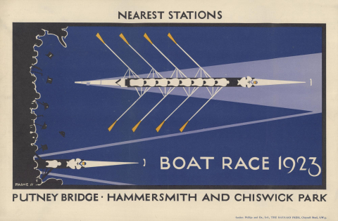 Boat Race 1923, by Charles Paine, 1923