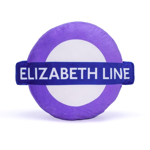 Elizabeth line Roundel Cushion