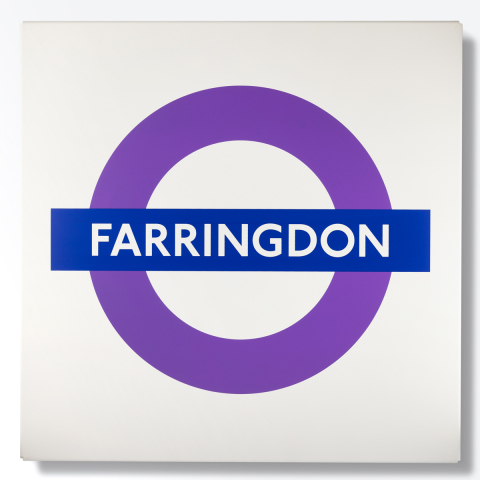 Elizabeth line Sign Farringdon