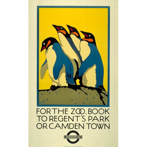 For the Zoo - Penguins 30x40 print