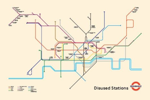 Hidden London Underground Map