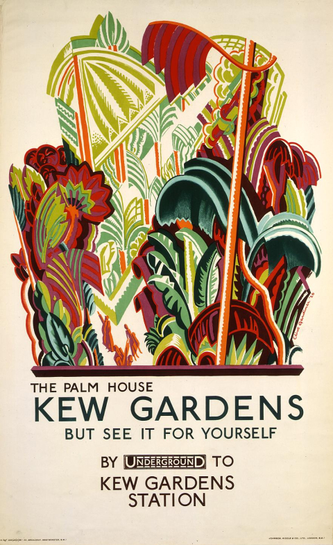 The Palm House - Kew Gardens, by Clive Gardiner, 1926