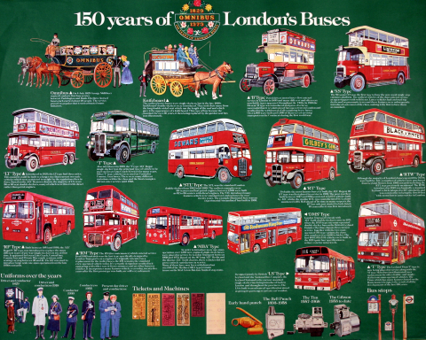 150 years of London's buses, by Mike Ingham, 1979