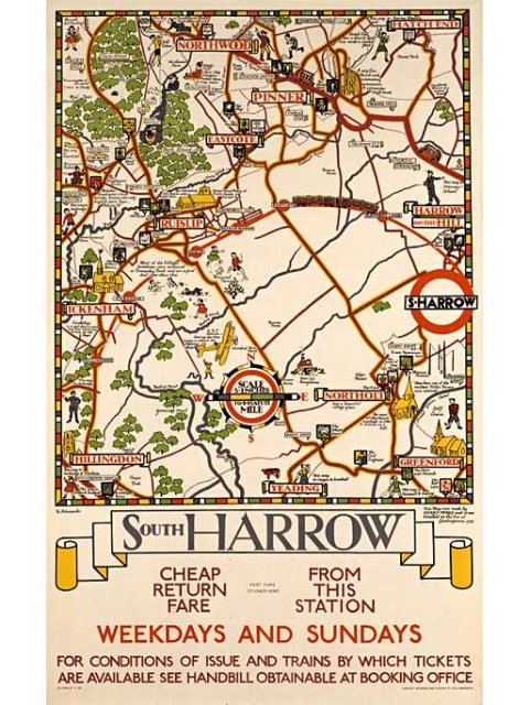 South Harrow, by Herry Perry, 1929