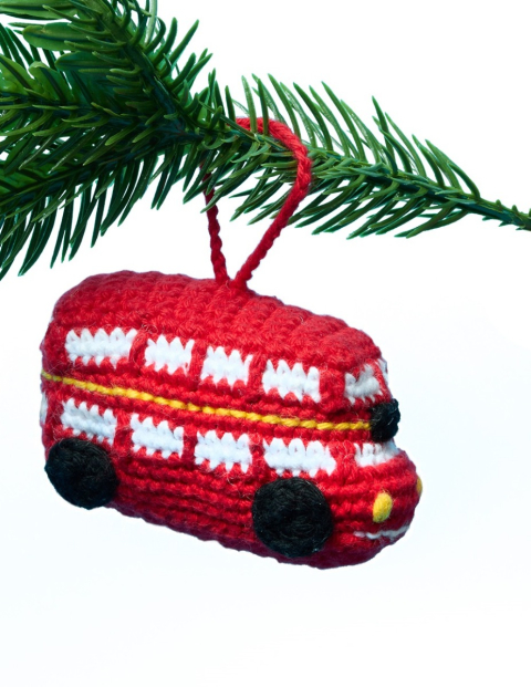 Knitted Bus Decoration