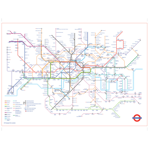 Tube Map Poster - London Underground