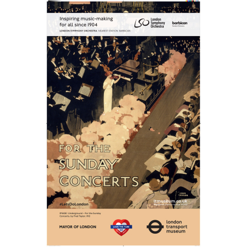 Love London's Culture London Symphony Orchestra Poster
