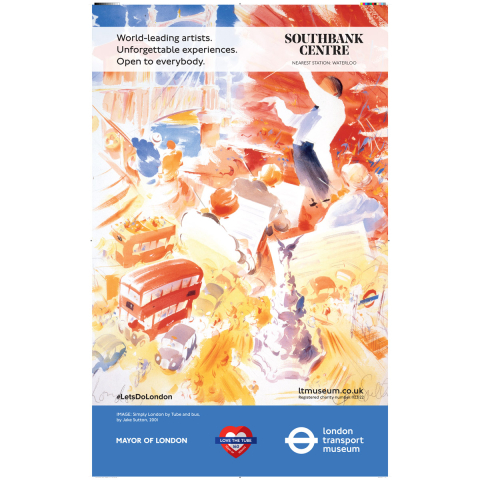 Love London's Culture Southbank Centre Poster