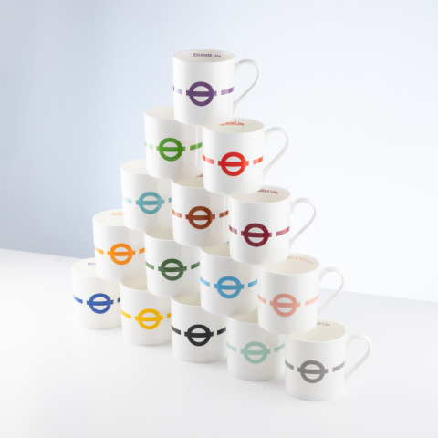 London Transport Line Mug Collection