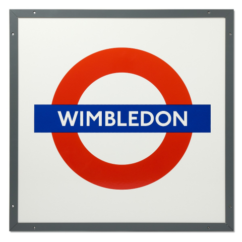 Reproduction Wimbledon Underground Sign