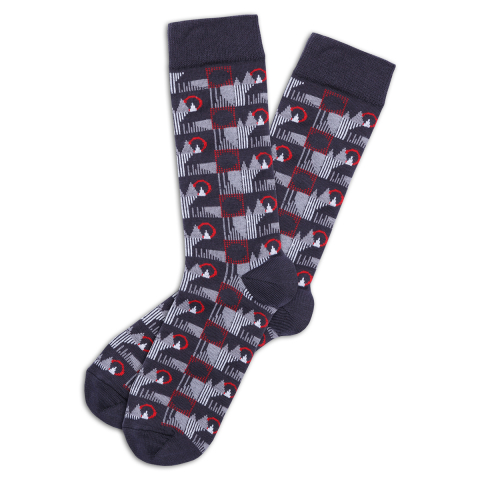 Barman Bakerloo Moquette Socks 6-11