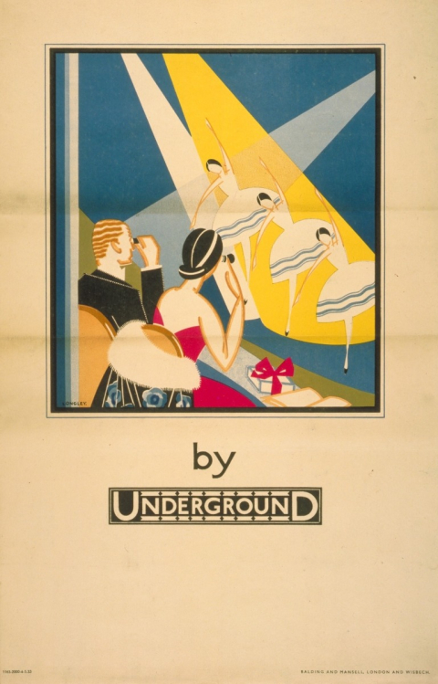 Theatre by Underground, by Stanislaus S Longley, 1933