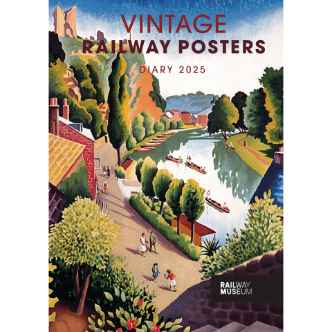 NRM Vintage Railway Posters A5 Diary 2025