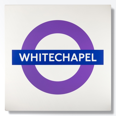Elizabeth line Sign Whitechapel