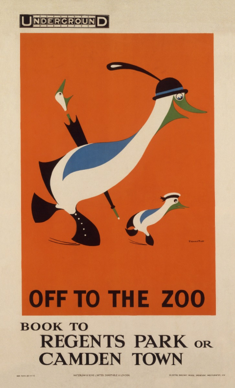 Off To The Zoo, by Reginald Rigby, 1915