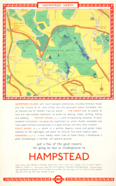 Hampstead Map, artist unknown, 1961