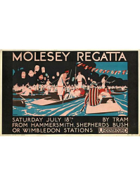 Molesey Regatta, by L B Black, 1925