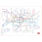 London Underground Map  - A2