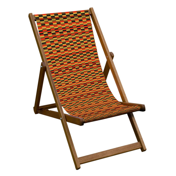 Patterned deck chair sale