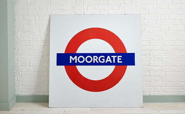Moorgate sign